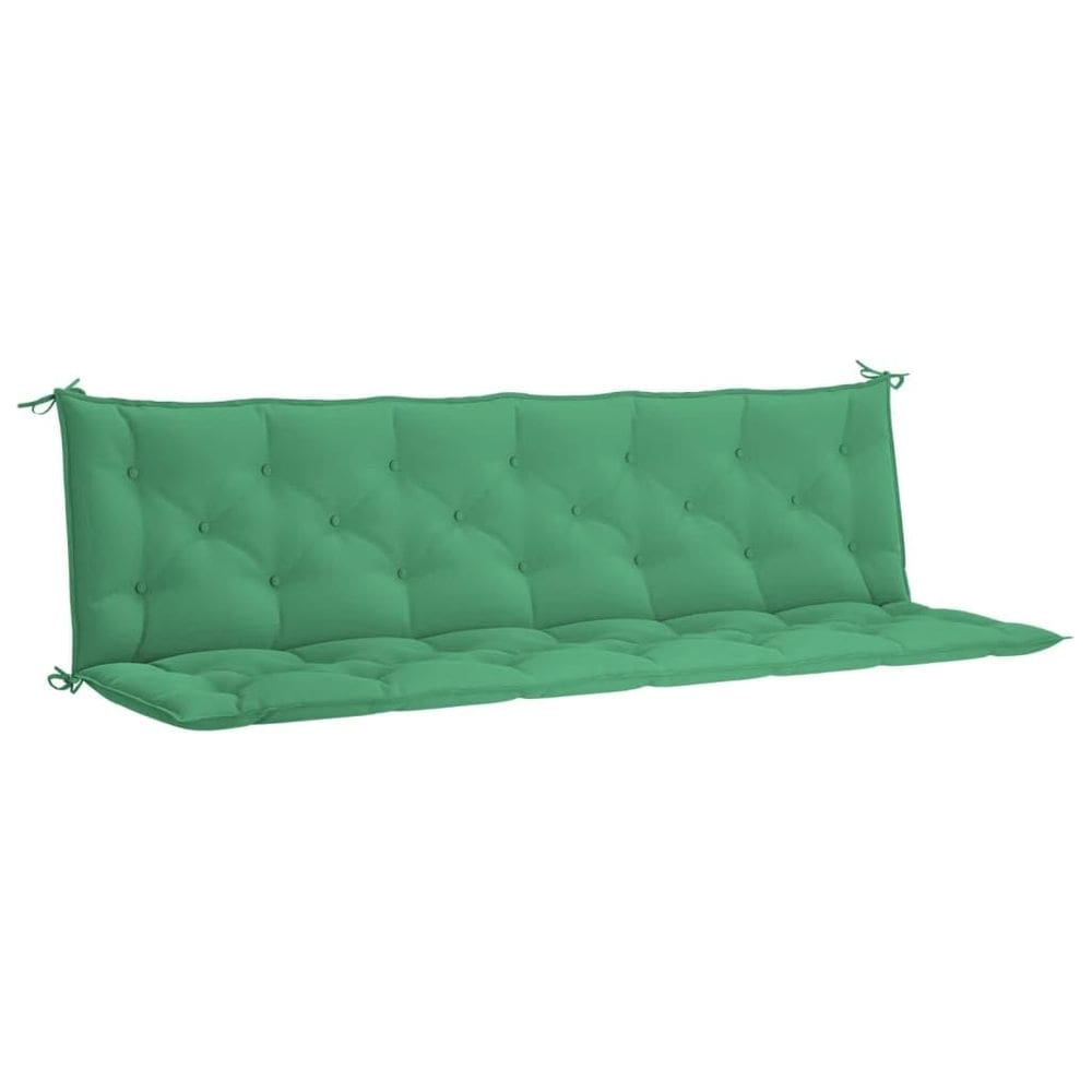 Almofadas de banco de jardim VidaXL Green, conjunto de 2 Oxford ao ar livre
