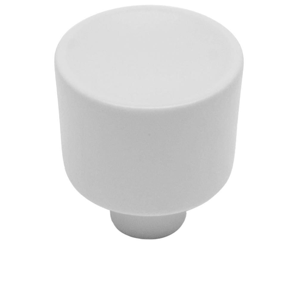 Puxador Yuma Ponto 19Mm Branco Fosco Torralba