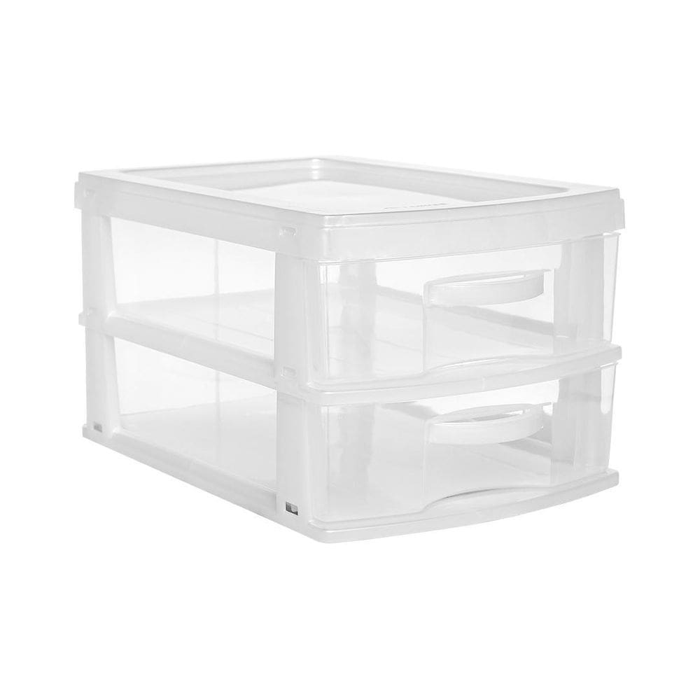 Gaveteiro Compacto Jaguar Com 2 Gavetas Branco - 2043