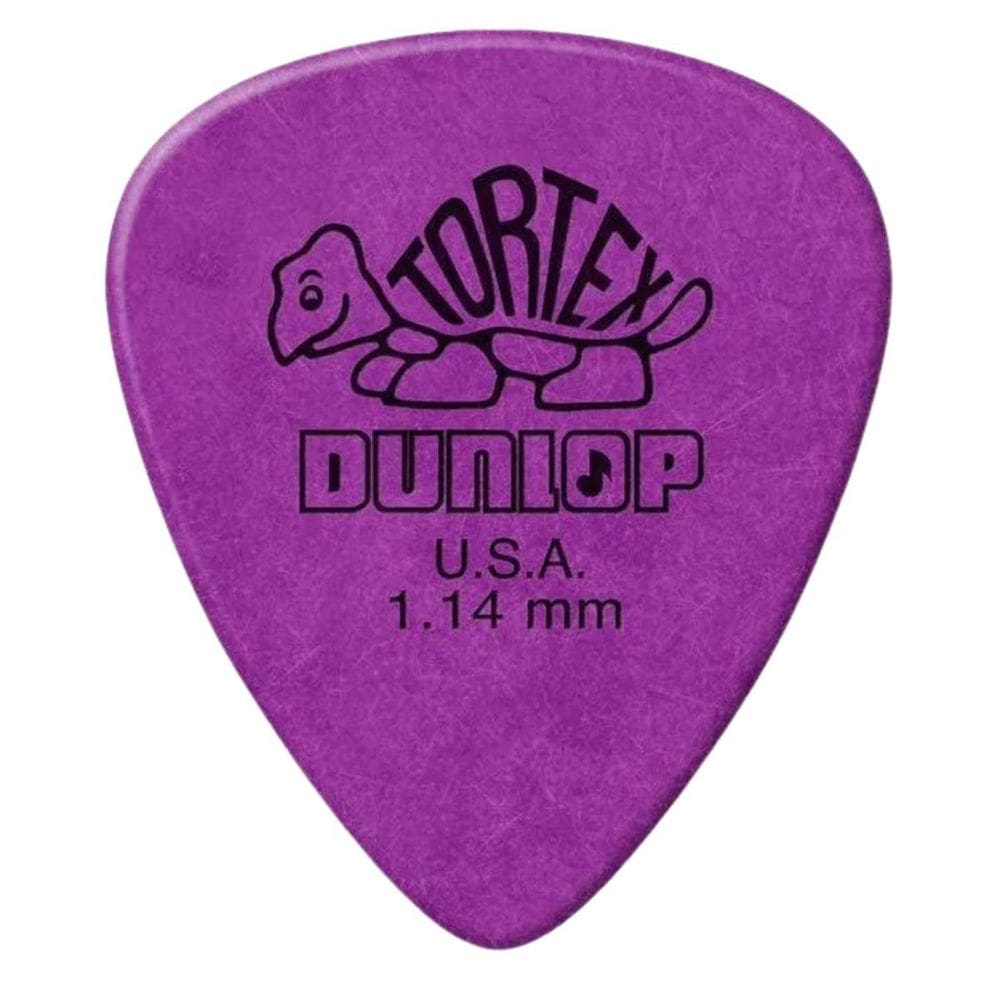 Palheta Tortex Dunlop U.S.A Roxo 1.14Mm Unidade
