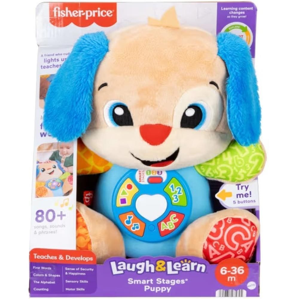 Fisher Price Cachorrinho Aprende Comigo Mattel Jfd19