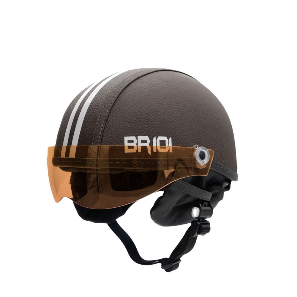 Capacete Bike/Scooter Coquinho Br 101 Cafe Vision P