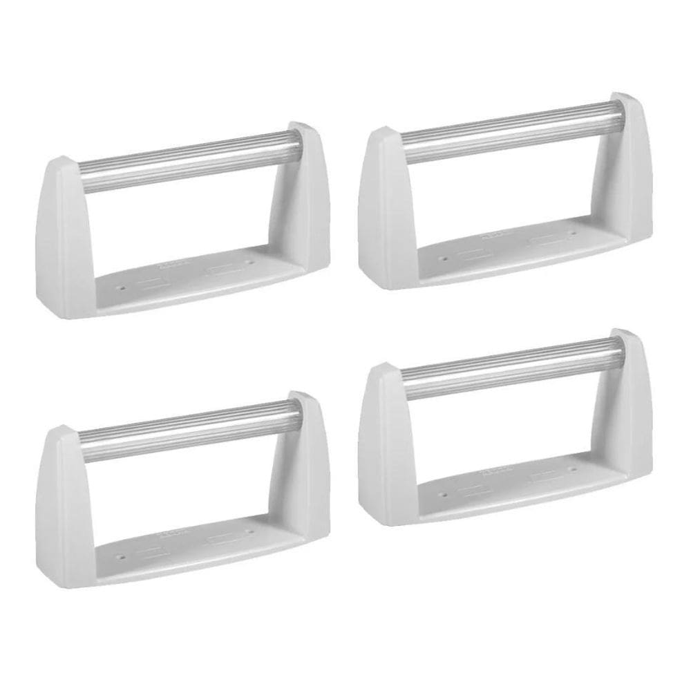 Kit 4 Un Papeleira Plástica De Parede Astra