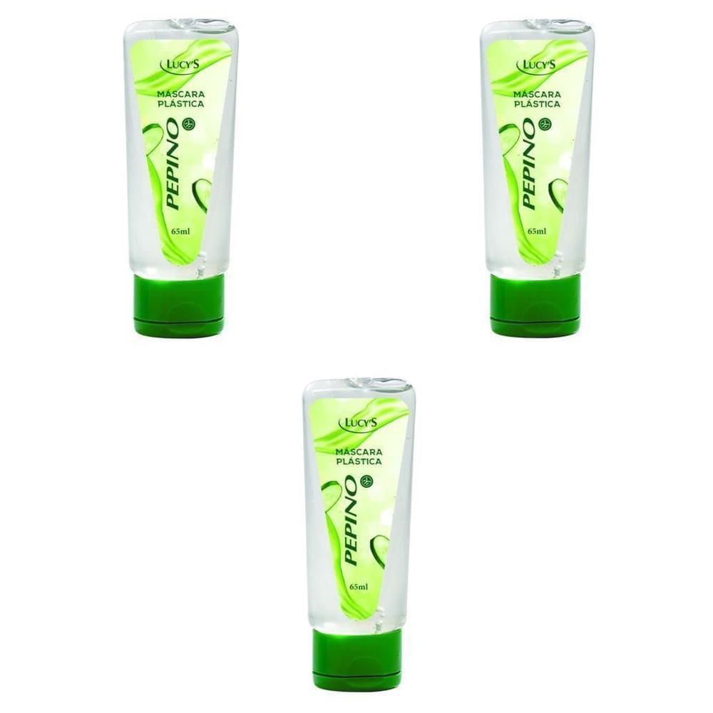 Máscara Plástica Pepino 3 Unidades