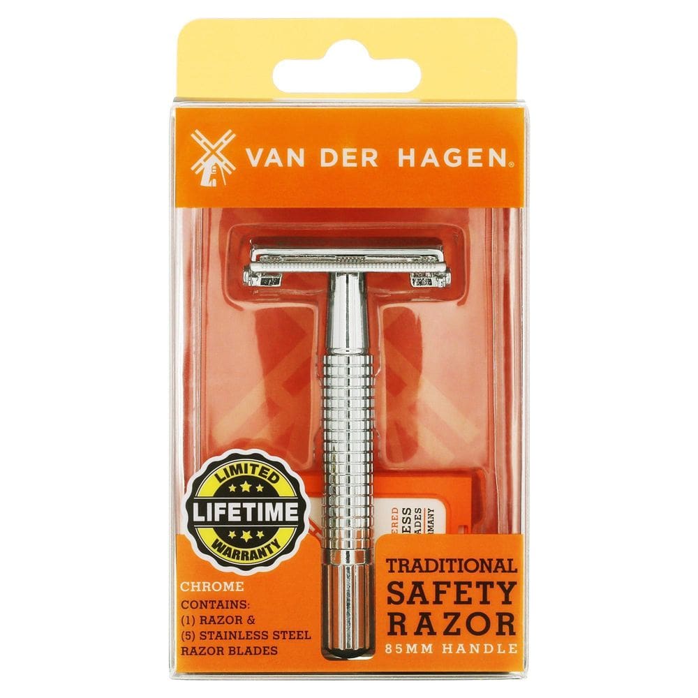Van Der Hagen Kit Aparelho De Barbear Com 5 Lâminas