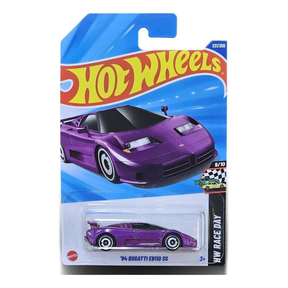 Carrinho Hot Wheels 94 Bugatti Eb110 Ss Race Day 2025 Jbb36
