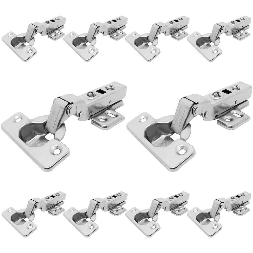 Dobradiça Curva Armário 35mm Com Amortecedor Tradestar