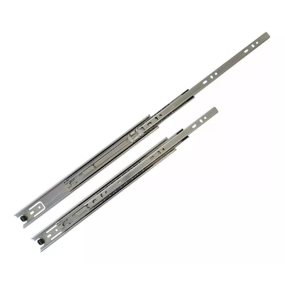 Corrediça Gaveta Trilho Telescópico 40cm Par 35kg