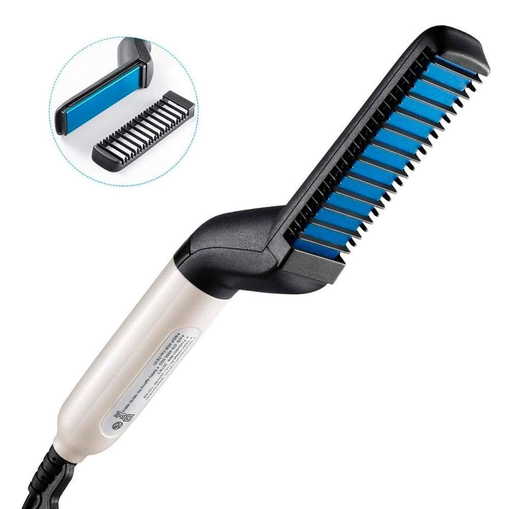 Pente Eletrico Chapinha Modela Cabelo Longo E Curto