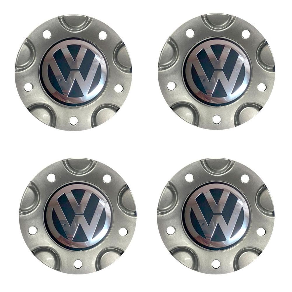 4X Calota Miolo Centro Roda Vw Fox 4 Furos Big Brw270