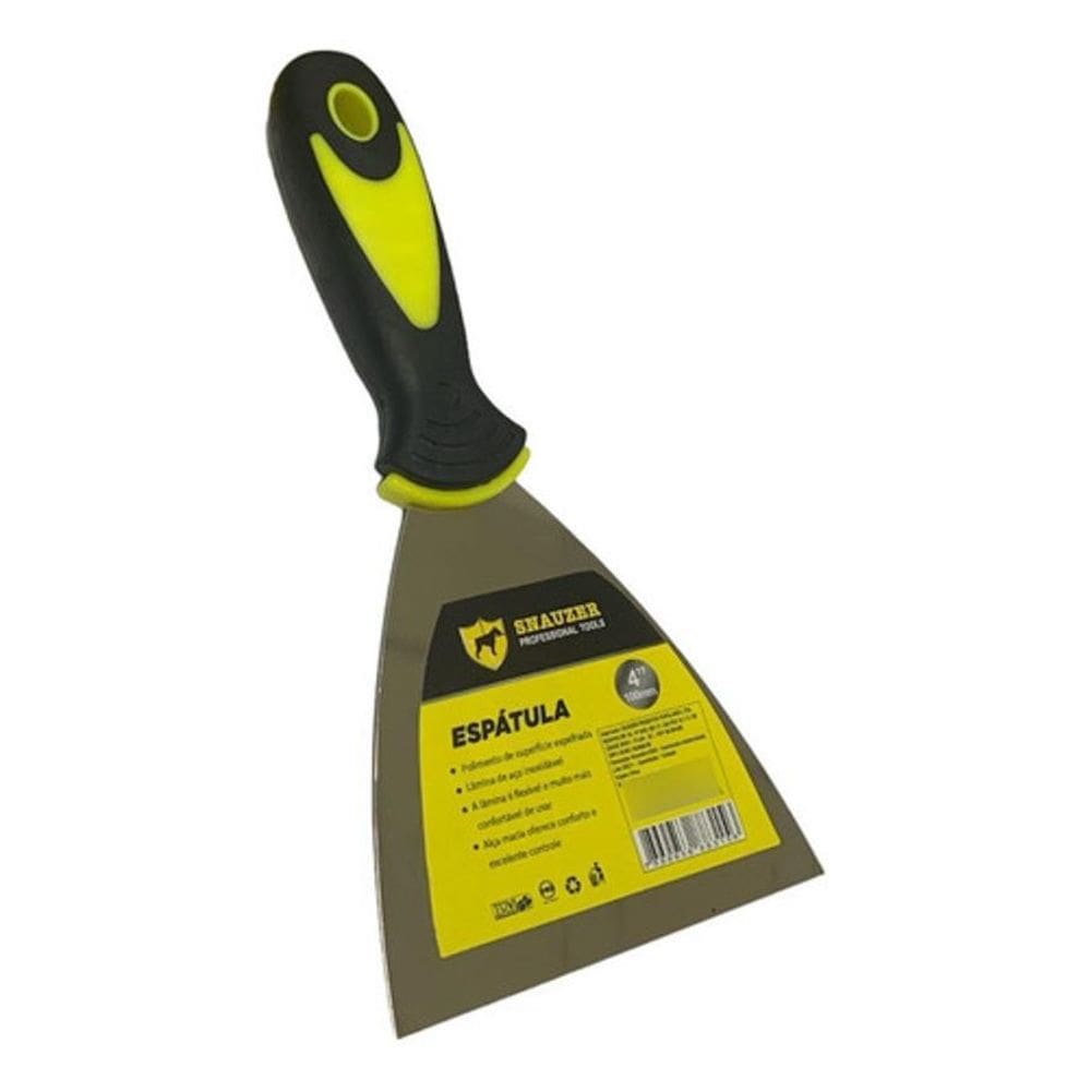 Espátula De Pedreiro Inox 5`` Pol Cabo Emborrachado 125Mm