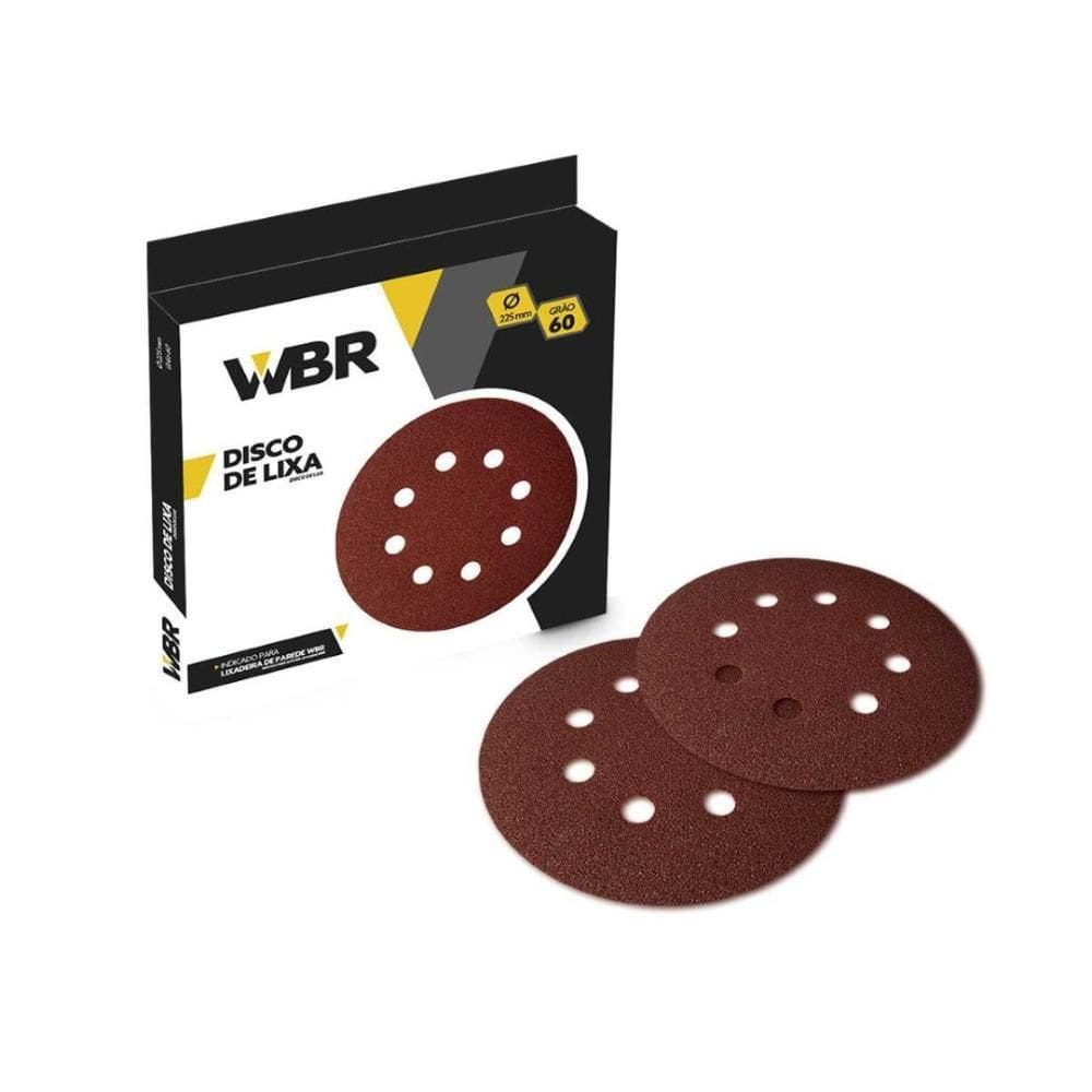 Disco Lixa Worker Wbr Grão 180 180Mm 10 Peças