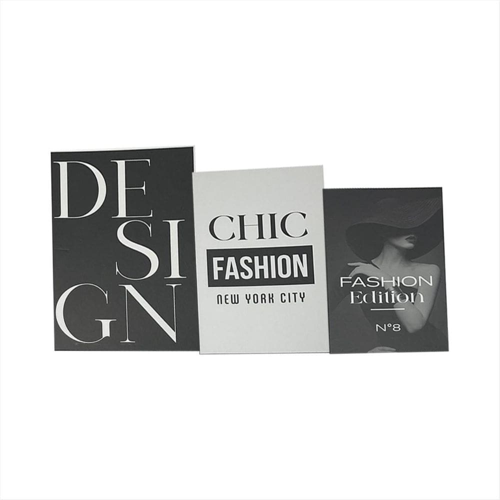 Kit 3 Livros Fake Conjunto Caixa Porta Objeto Decorativo