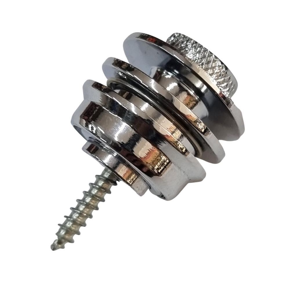 Strap Lock Pro Cromado Guitarra Baixo - Acessório Durável