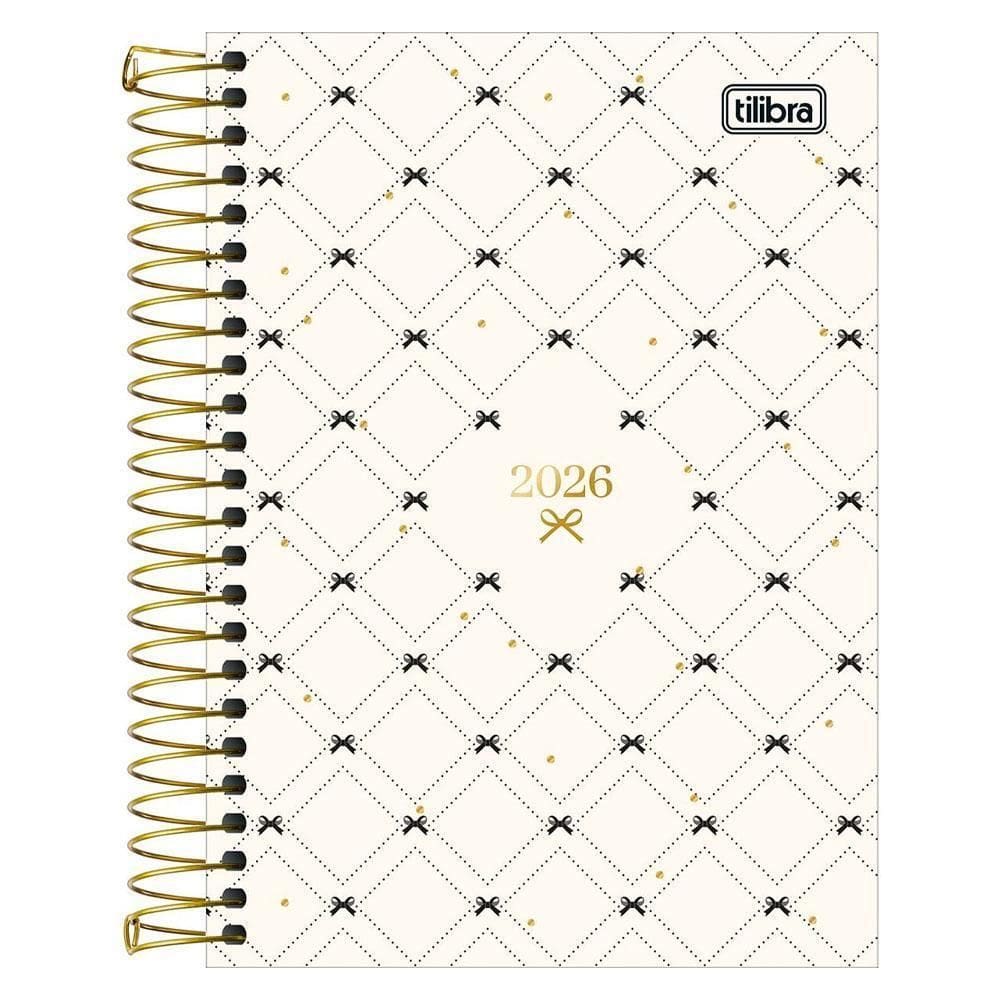 Agenda Diária 2026 Esp M5 West Village Lacinhos Tilibra