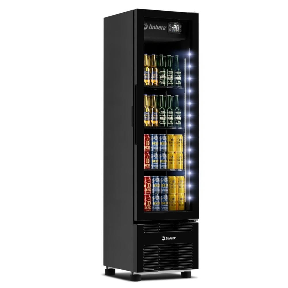 Cervejeira Ccv-144pv 244 Litros Todo Preto Porta Vidro Bivolt - Imbera