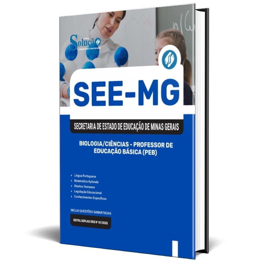 Apostila See Mg 2025 Biologia/Ciências Professor Educação