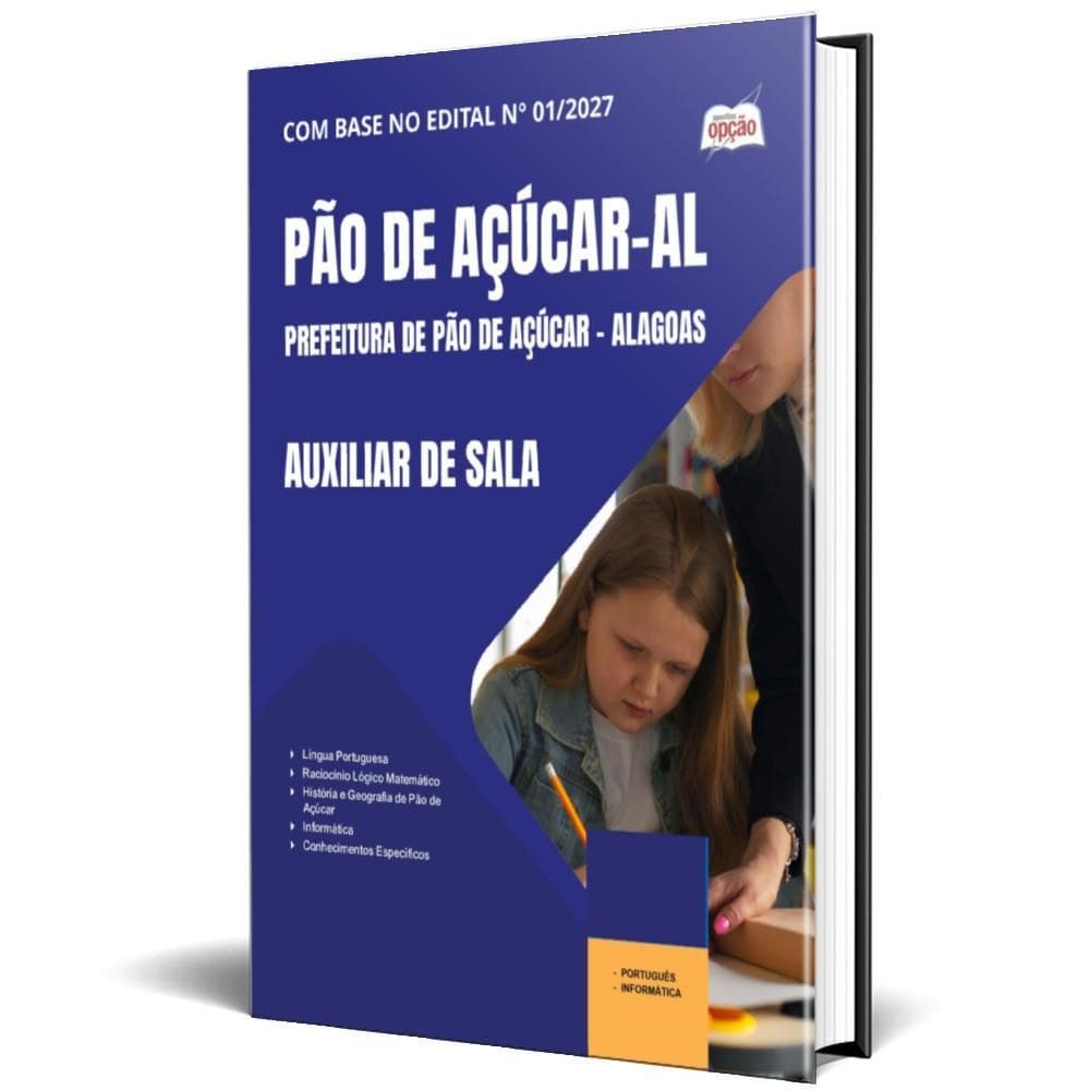 Apostila Prefeitura De Pão De Açúcar Al 2025 Auxiliar Sala