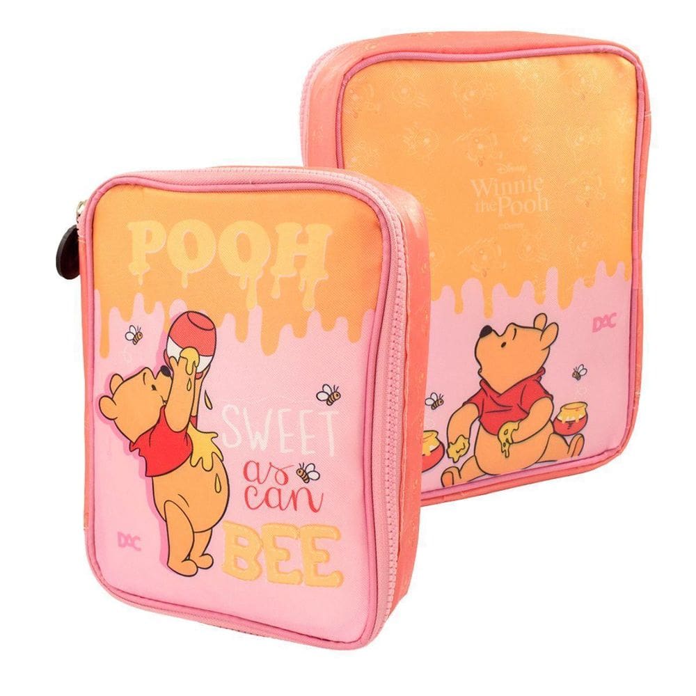 Estojo Box Dac Com Divisórias - Ursinho Pooh