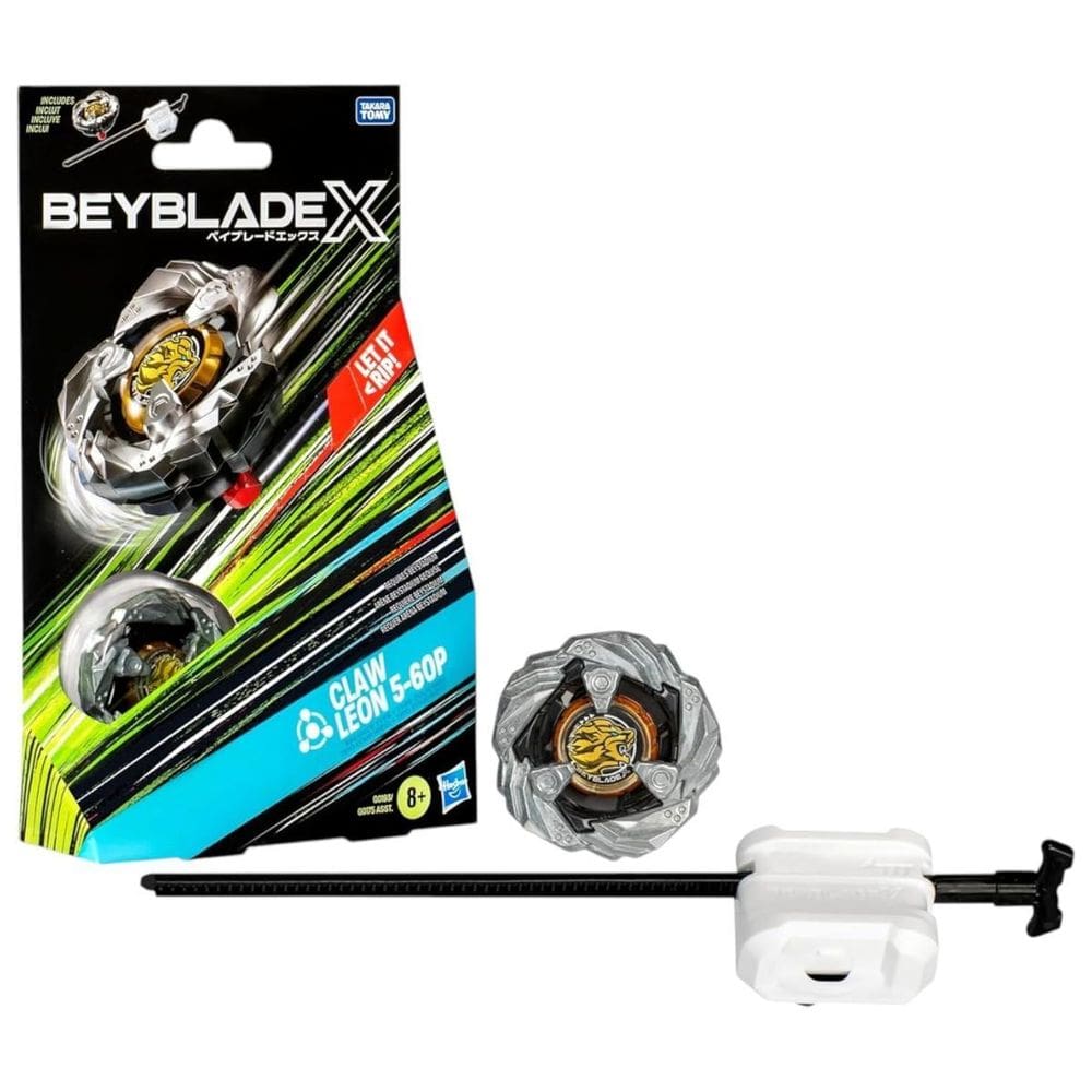 Pião Beyblade X Claw Leon Balance Lançador - Hasbro