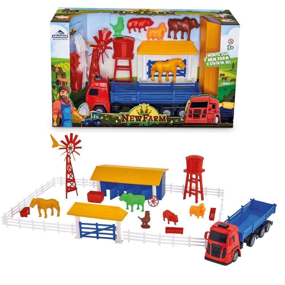 Brinquedo Fazendinha New Farm Adijomar