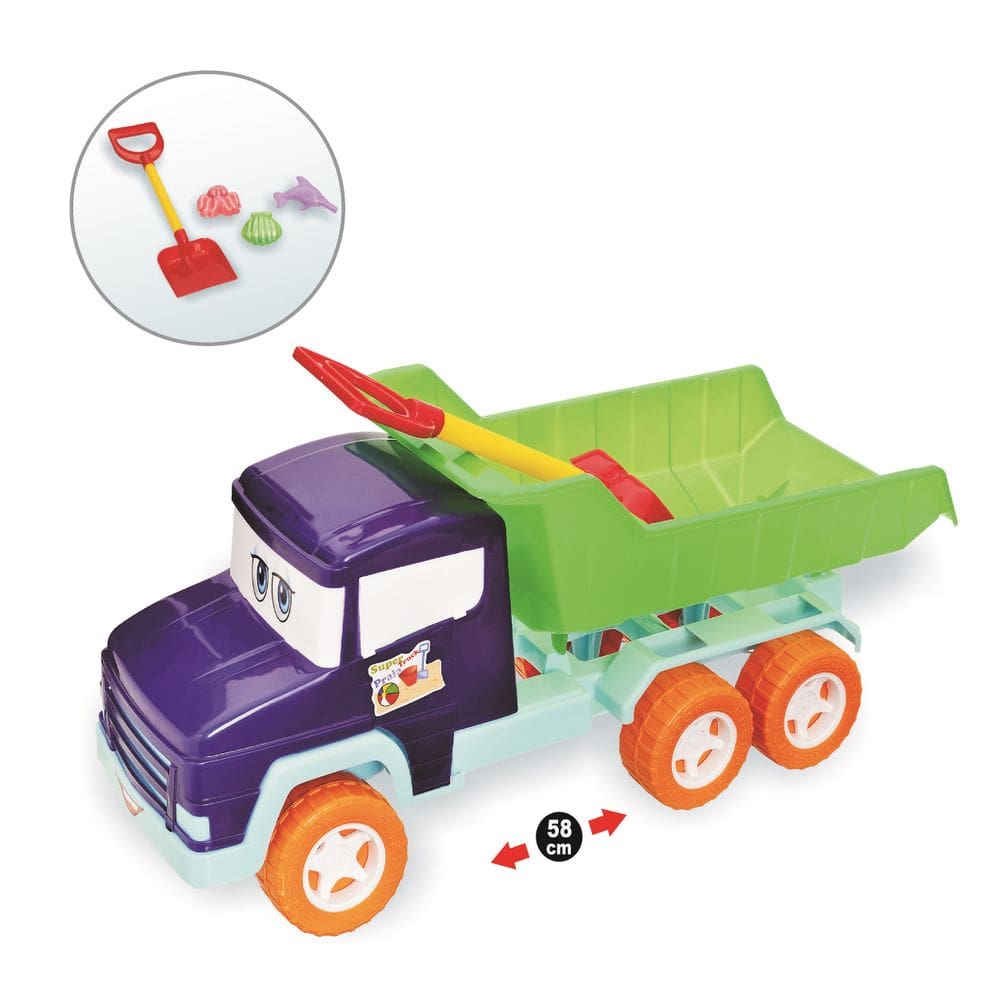 Caminhão De Brinquedo Super Truck Praia