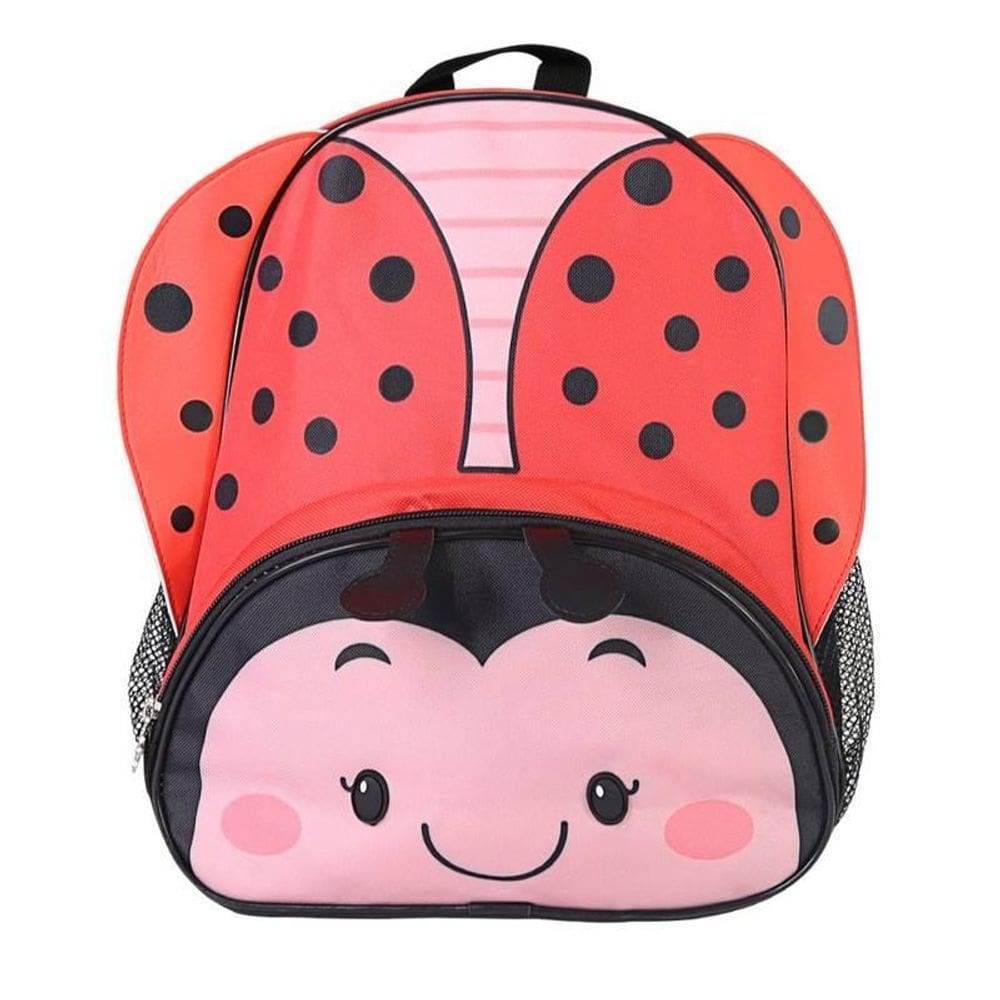 Mochila Com Alças Acolchoadas Infantil Joaninha Charmosa