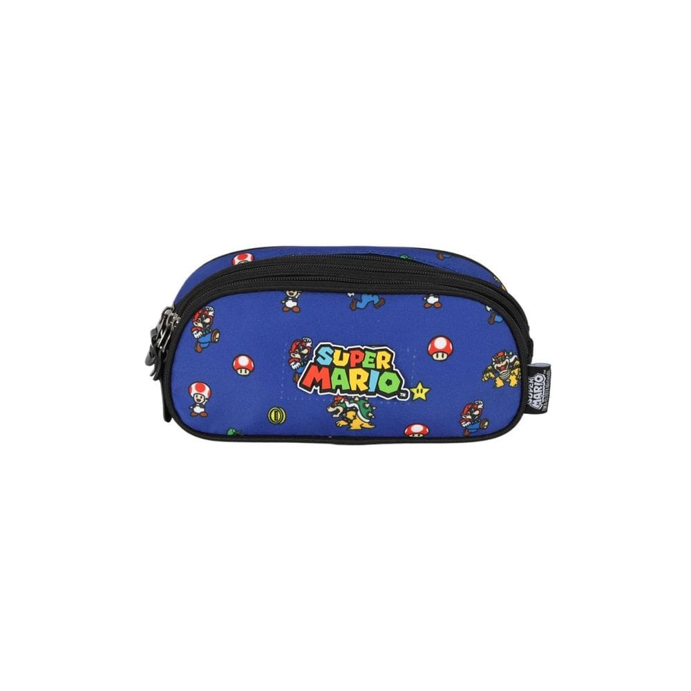 Estojo Escolar Juvenil Super Mario Et47573 - Azul