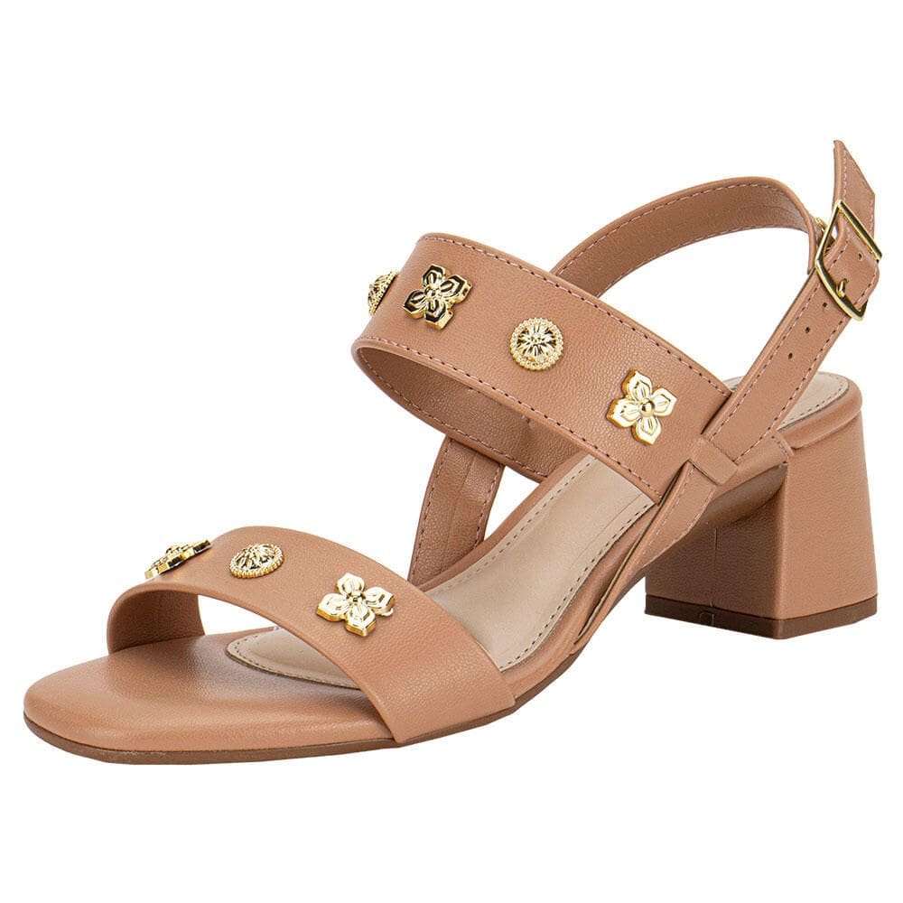 Sandália Feminina Salto Grosso Moleca 5496119