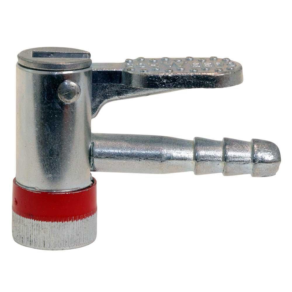 Bico Para Encher Pneus Schweers Com Trava E Retenção De Ar