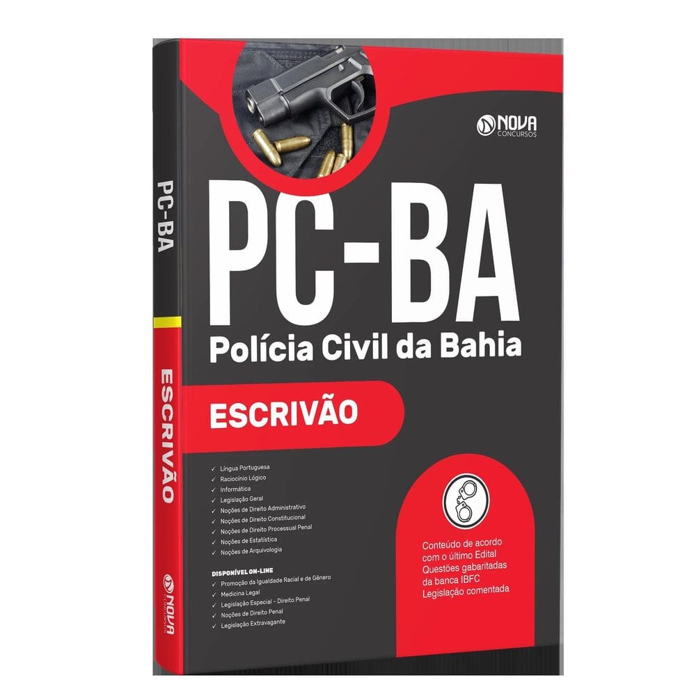 Apostila Pc Ba 2025 - Escrivão