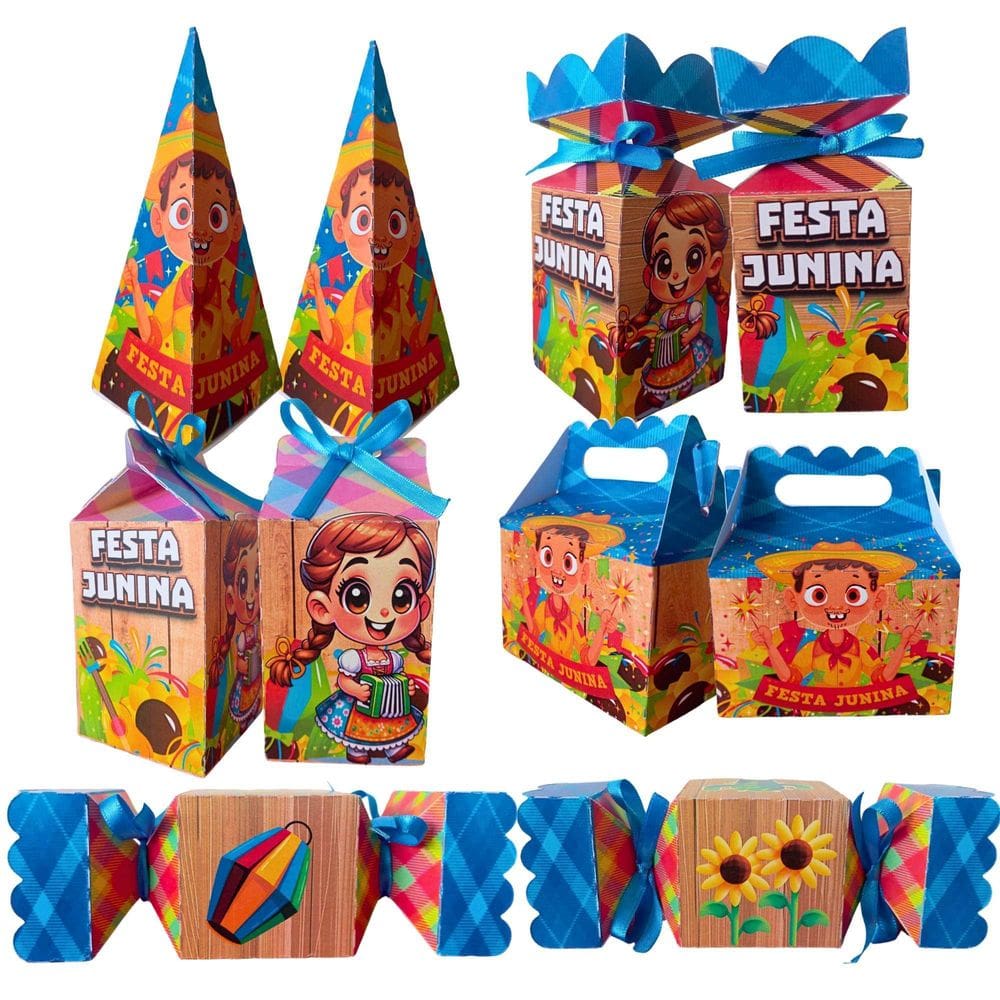 Kit Lembrancinhas Decorativas Tema Festa Junina São João