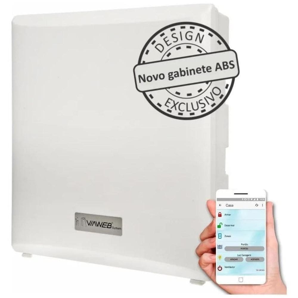 Central De Alarme Viaweb Vw8Z Gprs Ip