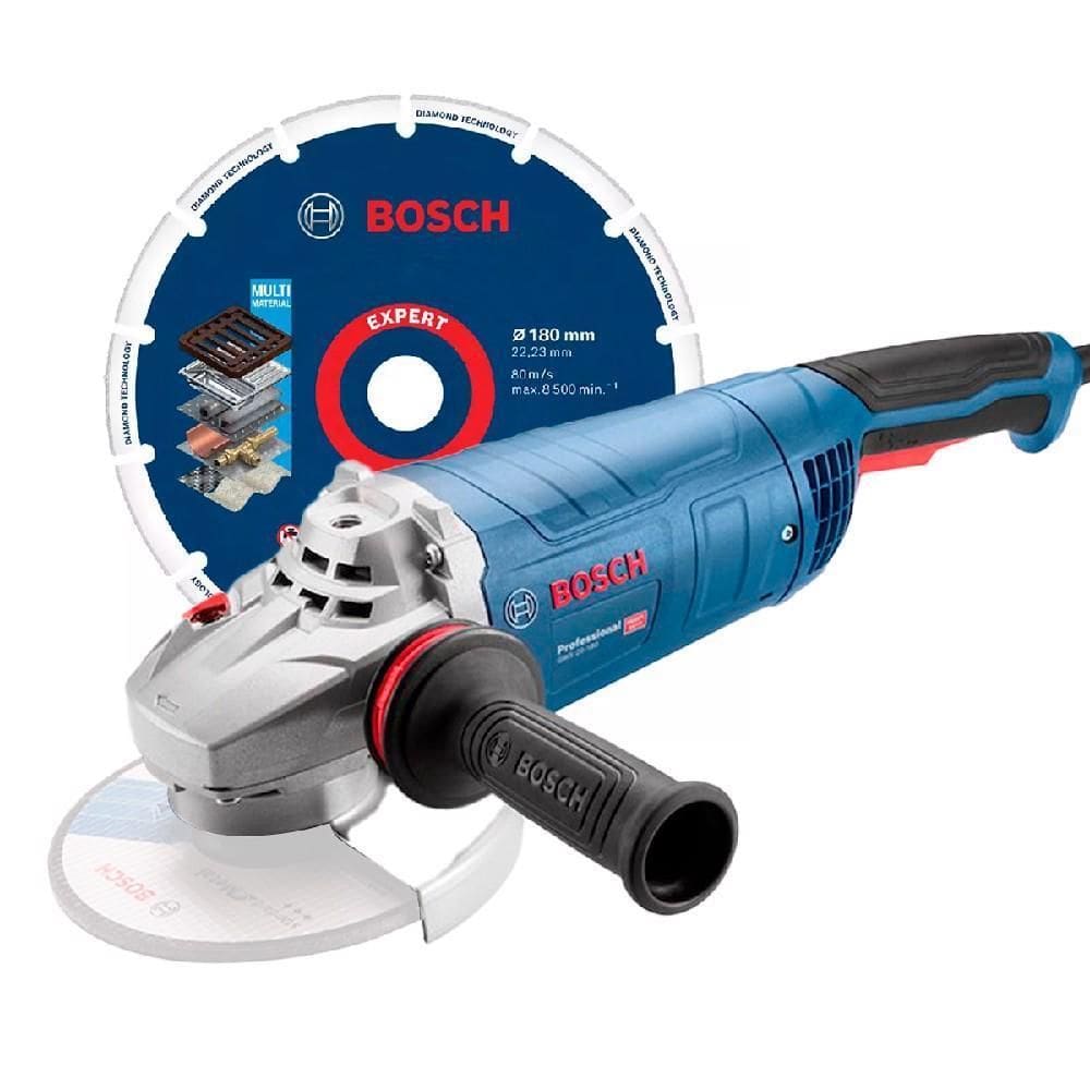 Esmerilhadeira Angular Gws 28-180 Com Disco De Corte Bosch