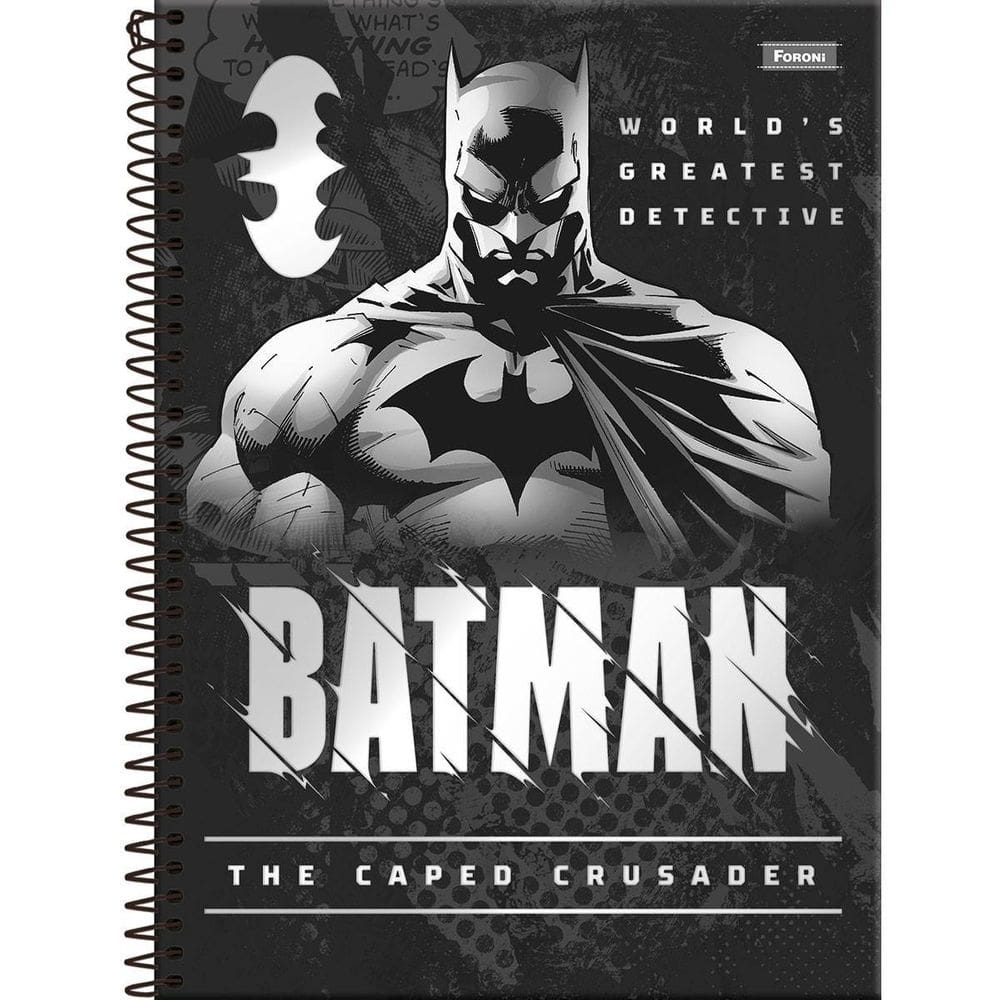 Caderno Universitario Escolar Batman 1 Matéria Premium