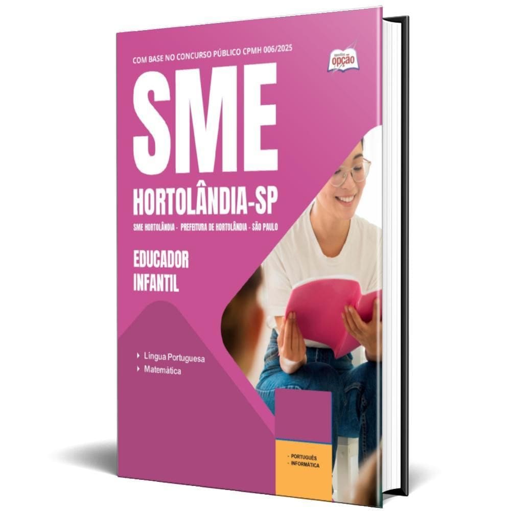 Apostila Prefeitura Hortolândia Sp Sme Hortolândia 2025