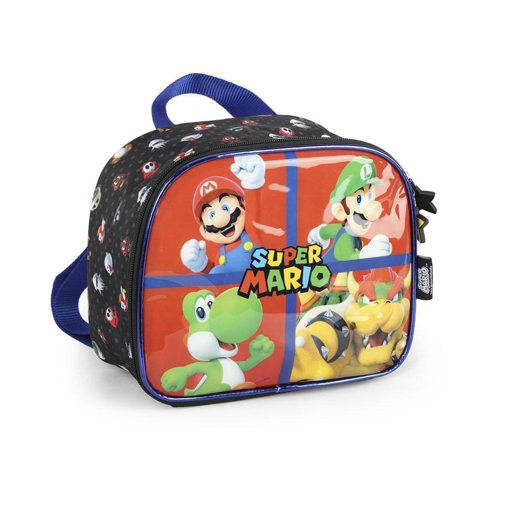Lancheira Térmica Escolar Super Mario Personagens Luxcel