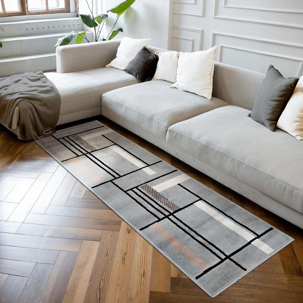 1 Tapete Passadeira Sala Sofá Corredor 57X180 Js Re Nap M52