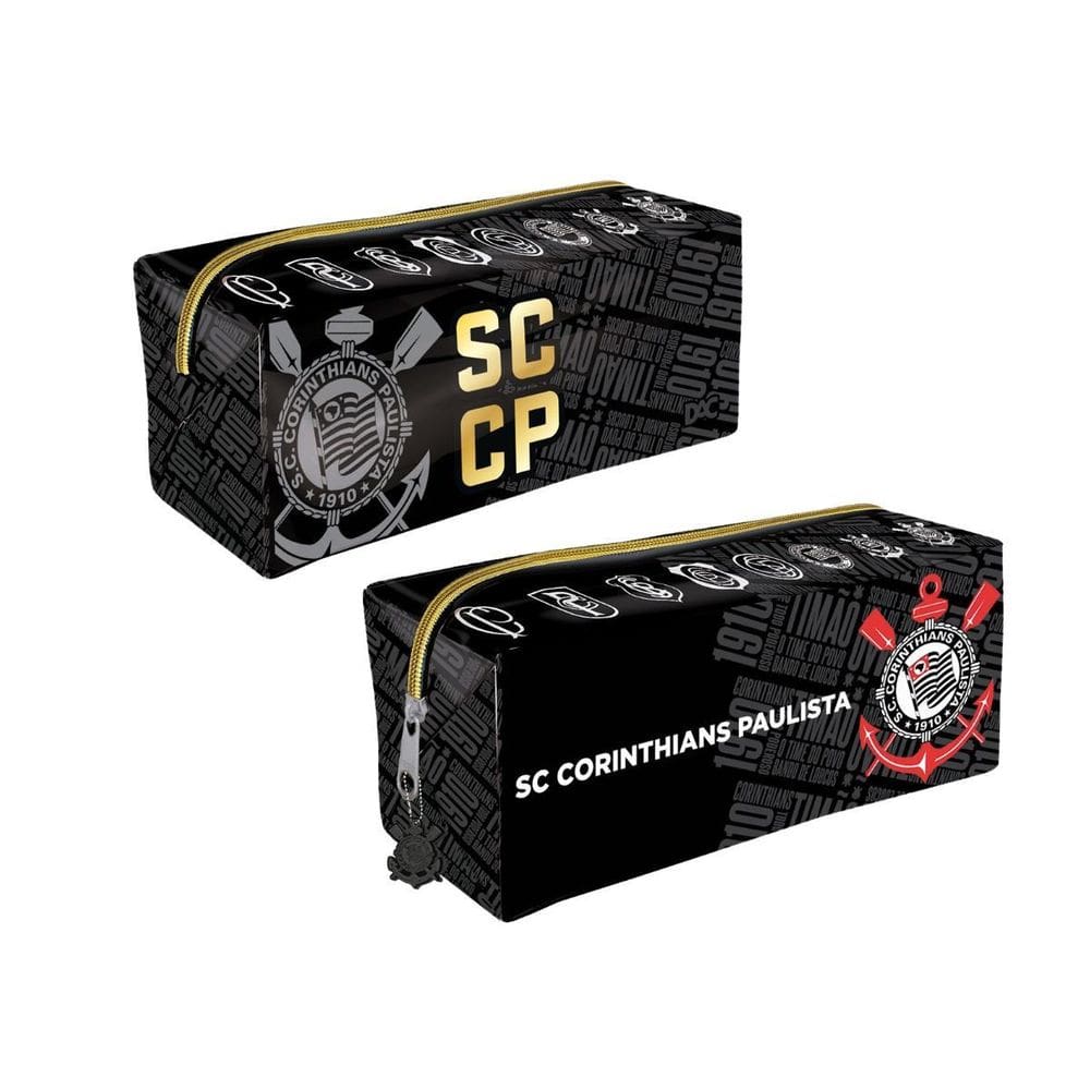 Estojo Escolar Grande Corinthians Paulista Dac