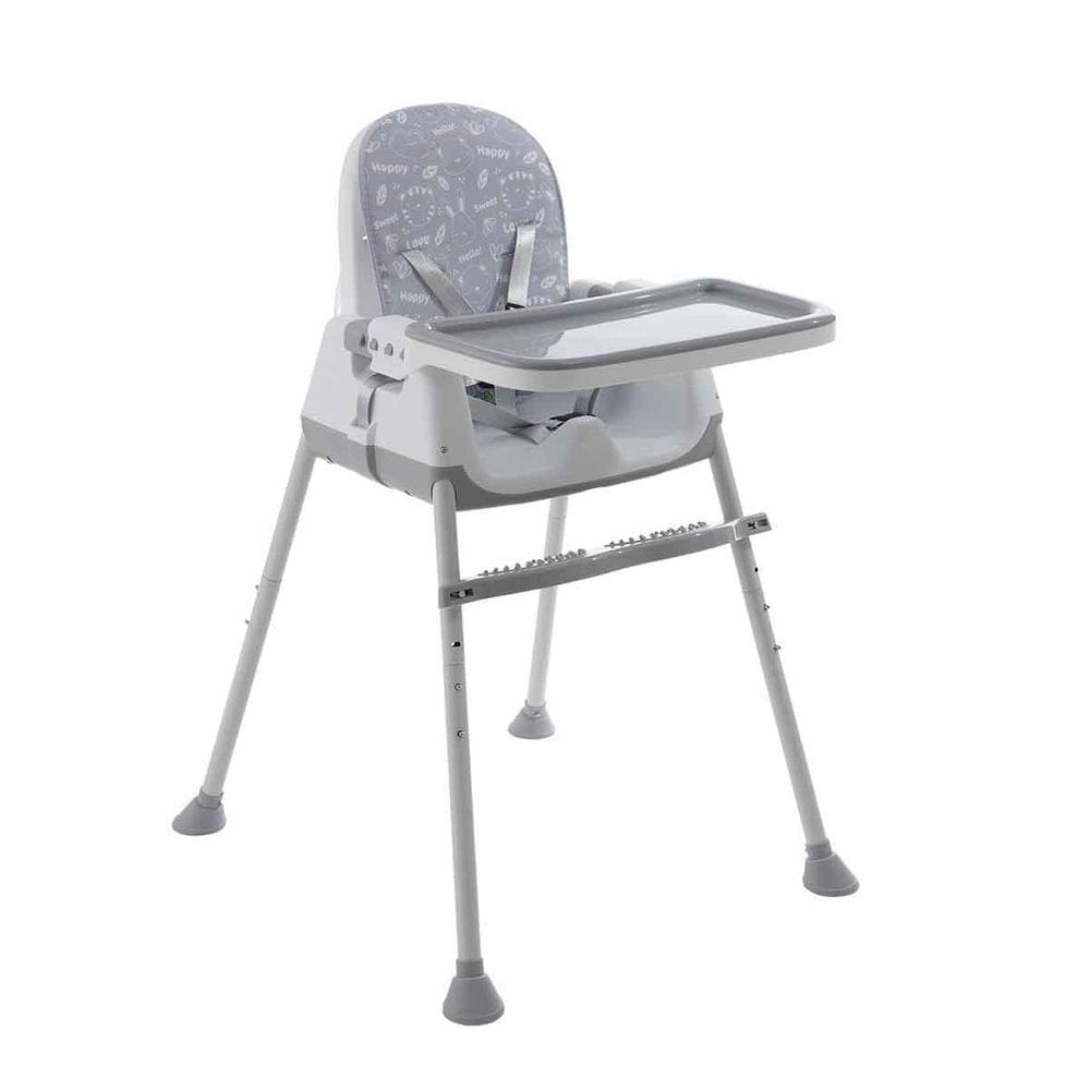 Cadeira De Alimentação Bebê Portátil Zest Maxi Baby - Cinza