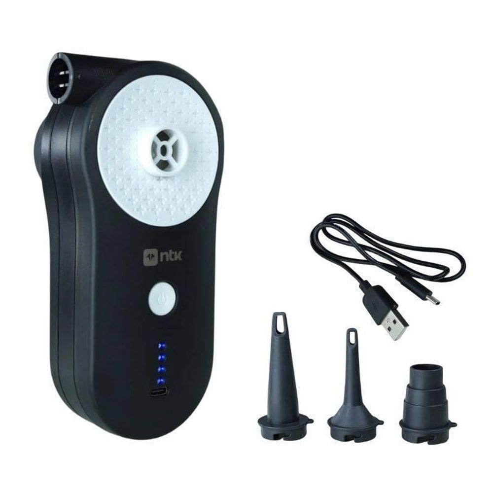 Inflador Recarregável Usb Para Encher Colchão Boia Piscina