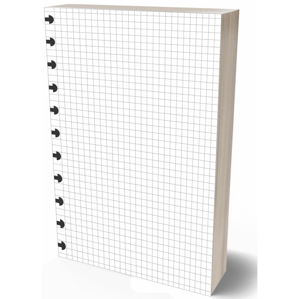 Refil Caderno Discos 90G 100 Folhas Quadriculado G 11 Furos