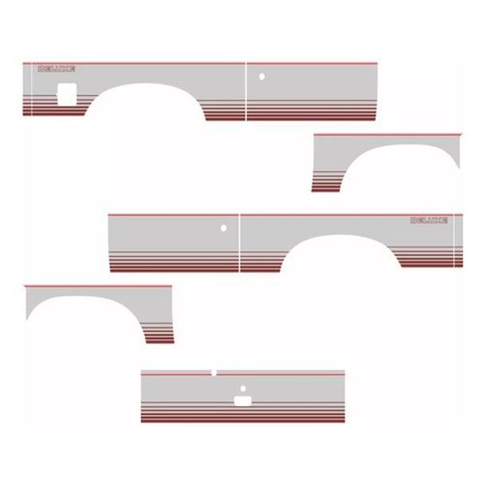 Kit Completo De Adesivos Faixa Lateral Bonanza D20