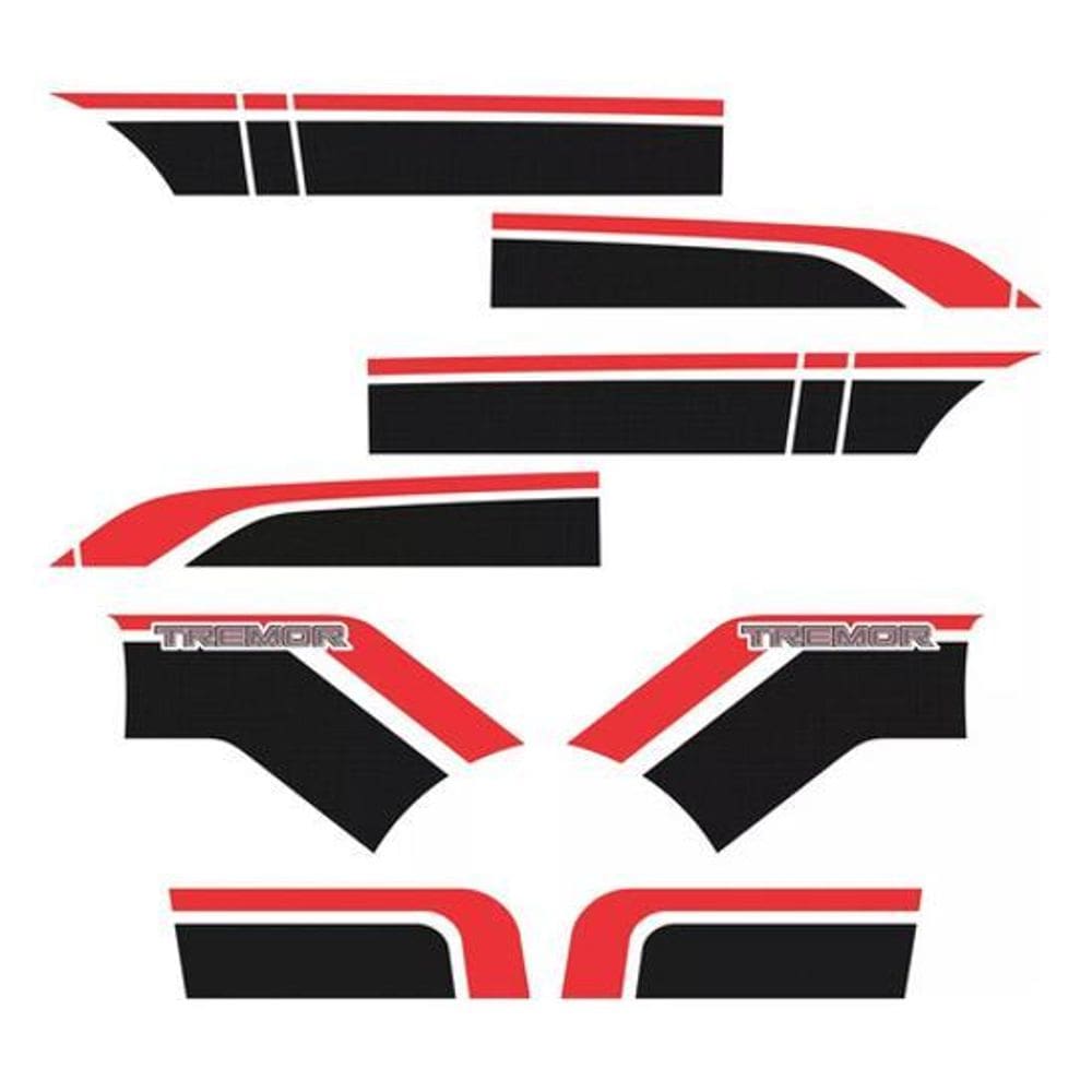 Kit Adesivo Faixa Lateral E Capo Ford Ranger Tremor 2021