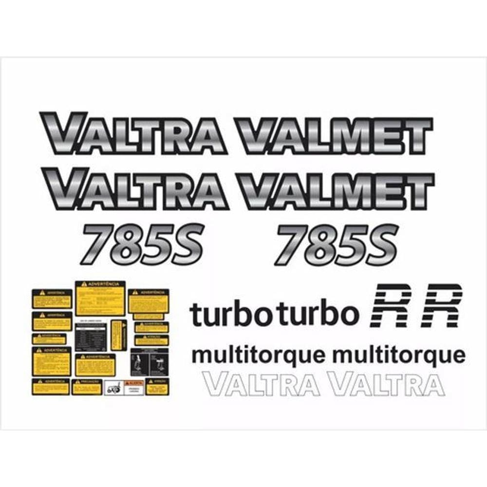 Kit Adesivo Trator Valtra 785S