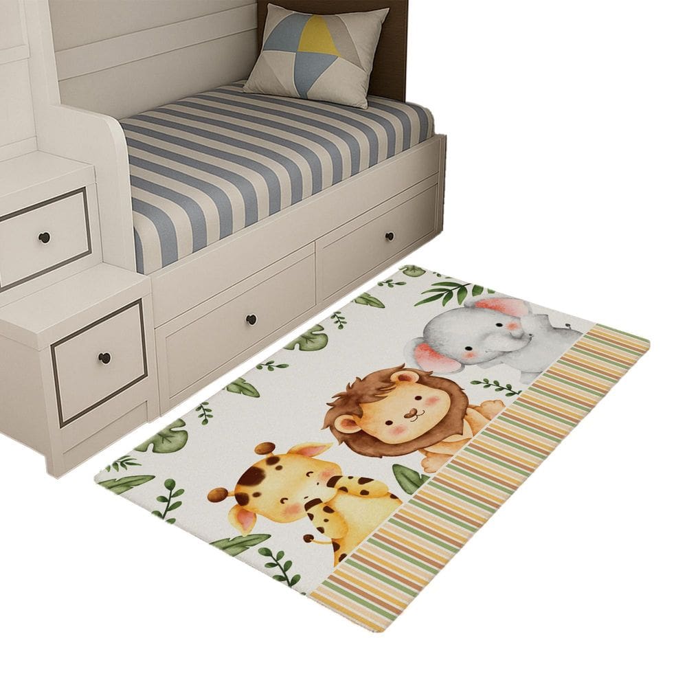 Tapete Infantil Estampado 1,00 X65 Decorativo Antiderrapante