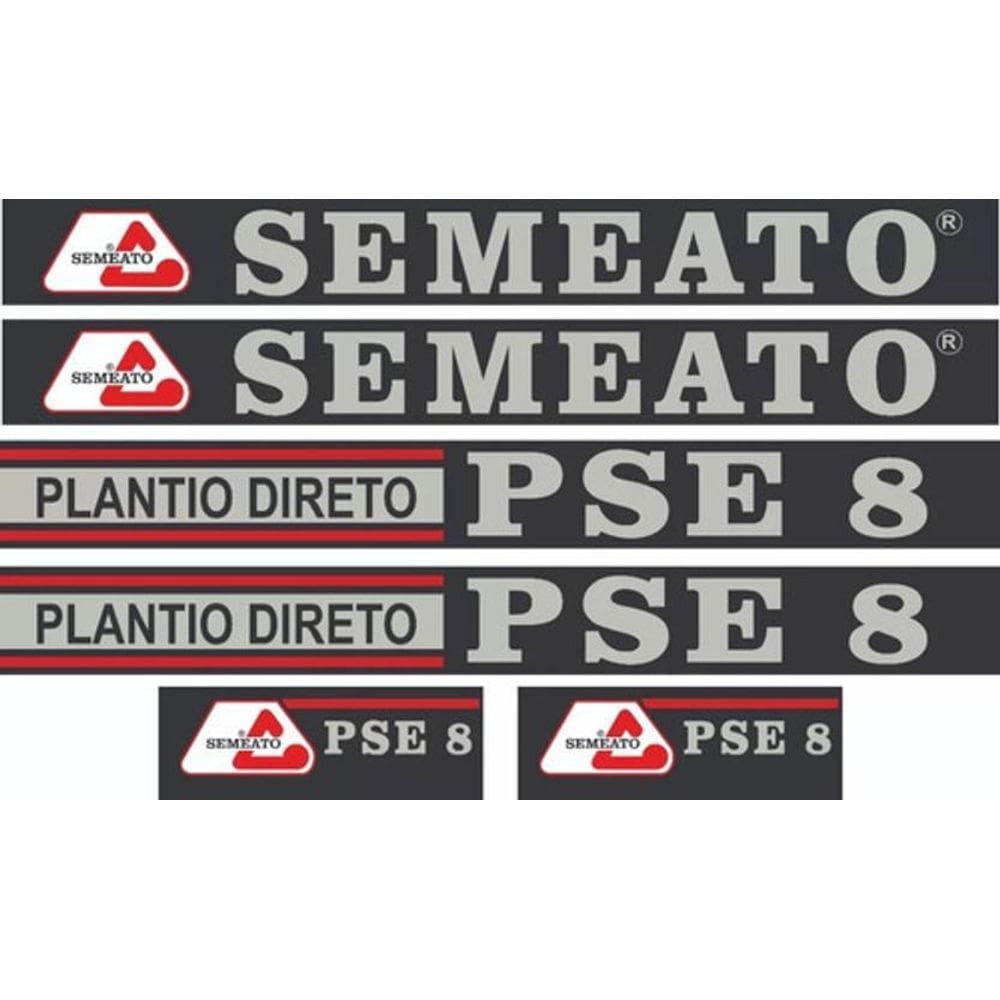 Kit Adesivo - Semeato Pse 8 Para Máquinas De Plantio