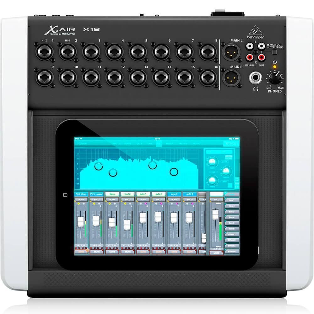 Mesa De Som Digital Behringer X-Air X18 18 Canais Bivolt