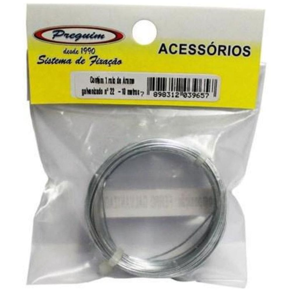 Arame Galvanizado Preguim N22 10M