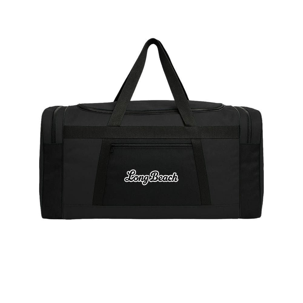 Bolsa Sacola De Viagem Esportiva Bolsos Média - Preto